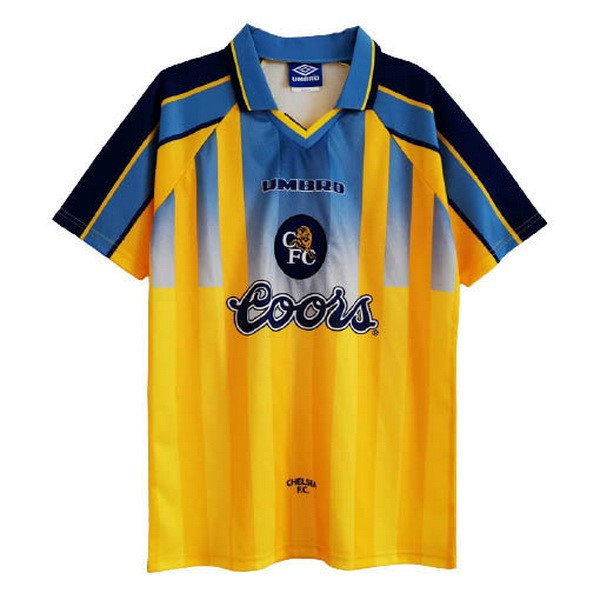 Tailandia Camiseta Chelsea 2ª Kit Retro 1995 1996 Amarillo